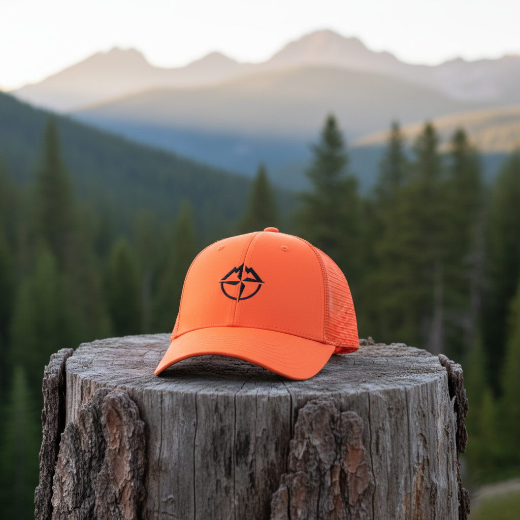 Blaze Orange Hunting Cap