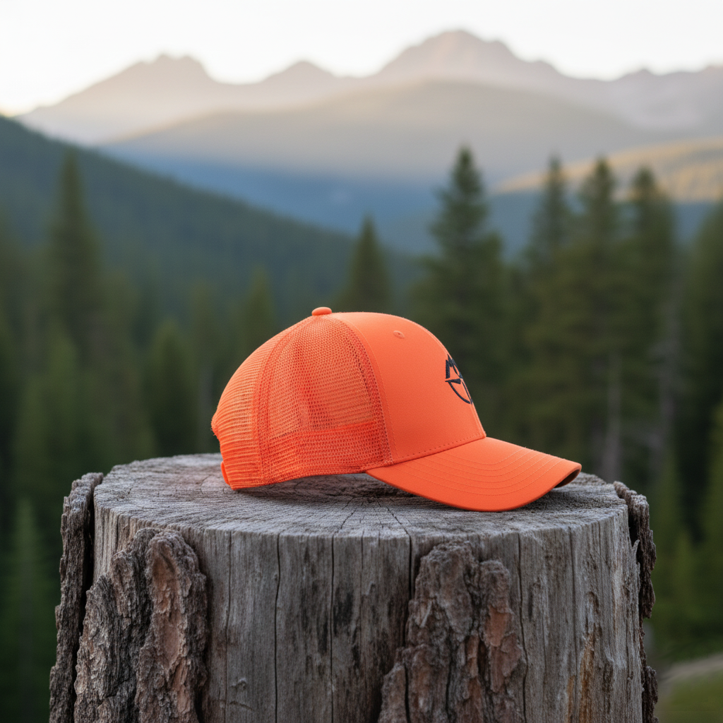 Blaze Orange Hunting Cap