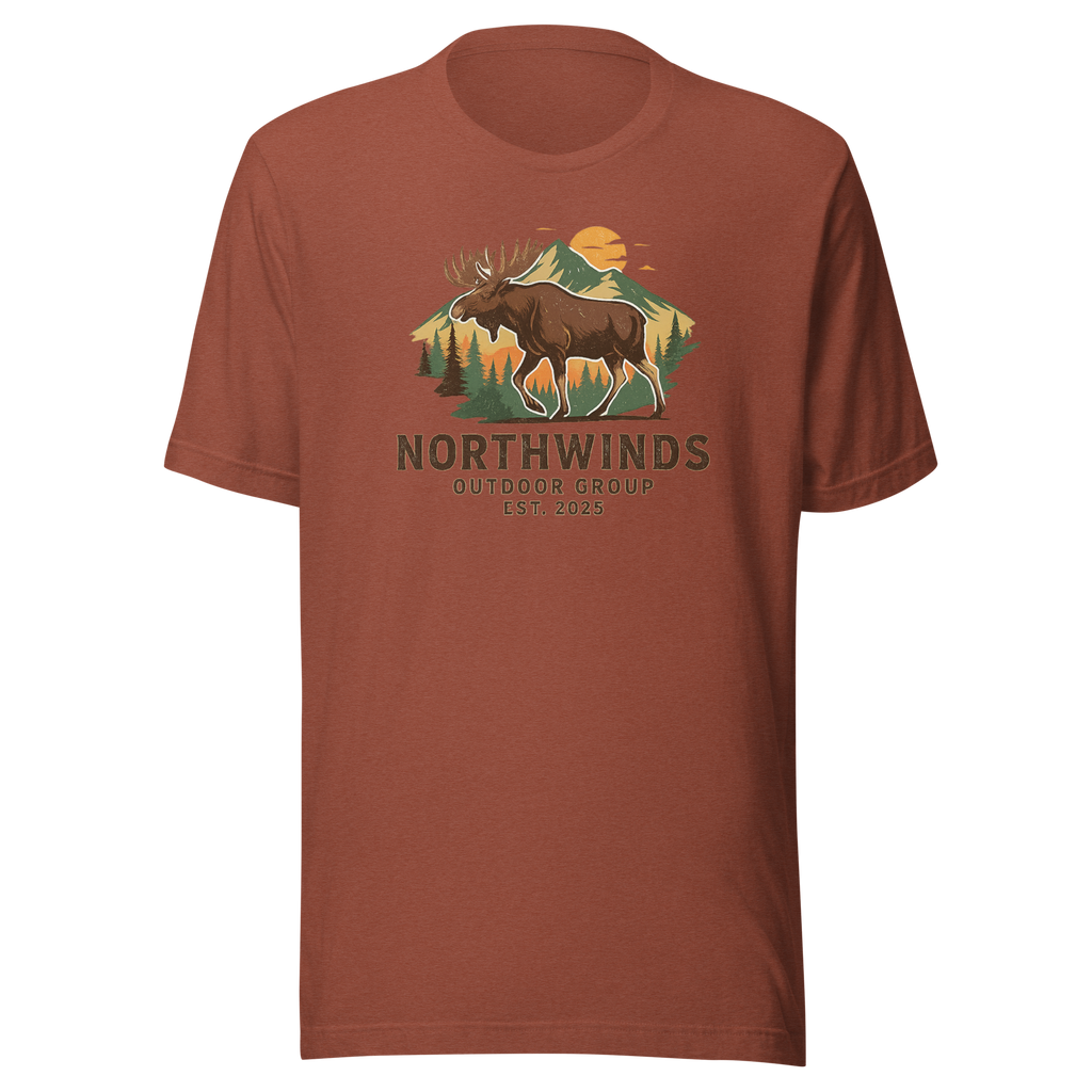 Mountain-Moose-Unisex-T-Shirt-Northwoods-Hunting-Graphic-Design